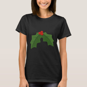 Stechpalme - Stechpalme und Beeren Weihnachten T-Shirt