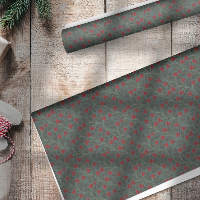 Stechpalmen-Weihnachten Seidenpapier (Von Creator hochgeladen)