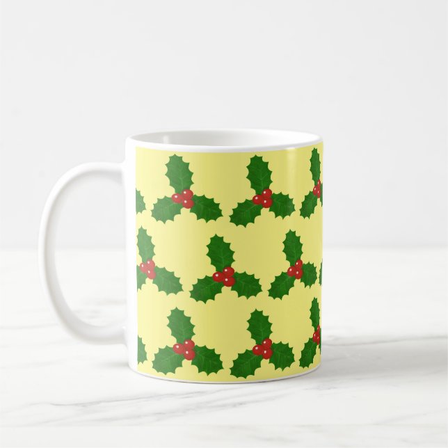 Stechpalmenblatt Kaffeetasse (Links)