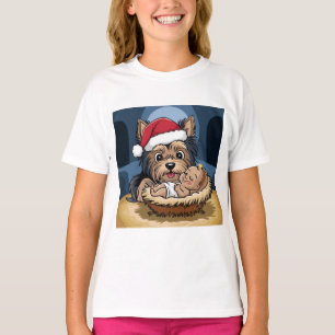 Stechpalmenkind geliebt von Yorkshire Terrier T-Shirt