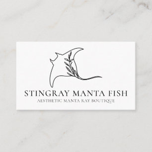 Stechrochen Visitenkarte