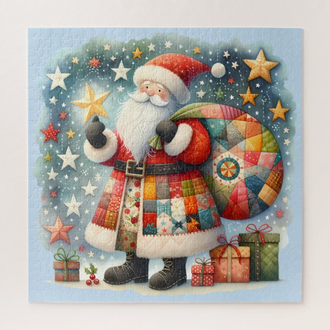 Stechwork Weihnachten mit Weihnachtsstern (Vertikal)