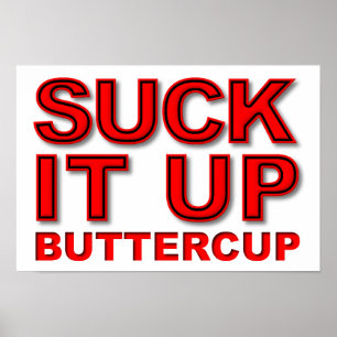 Steck es ein Butterblume Lustiges Poster