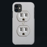 Steckdose iPhone 11 Hülle<br><div class="desc">Lustige Steckdose</div>
