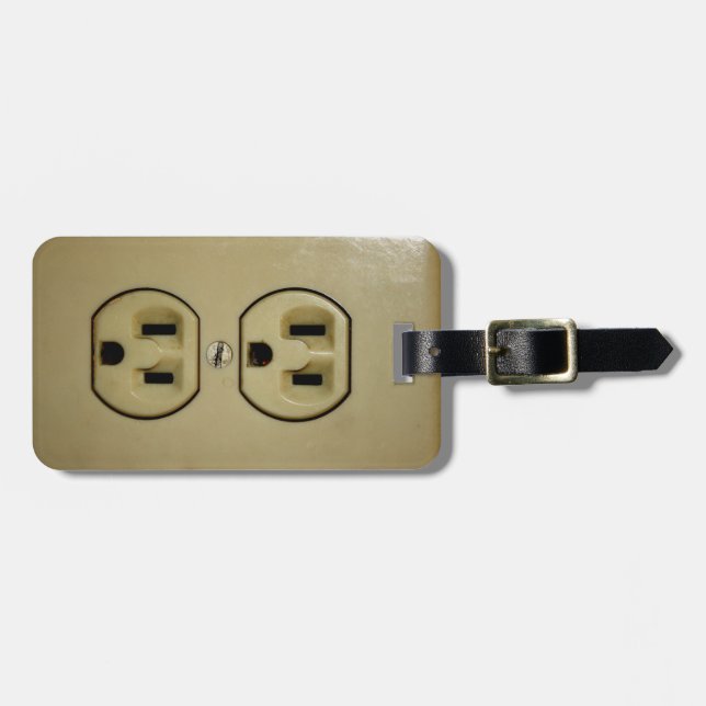 Steckdose Gepäckanhänger (Vorderseite horizontal)