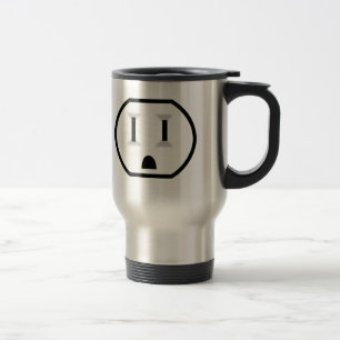 Steckdose (ich laufe nicht vom Kaffee?!) weg Reisebecher