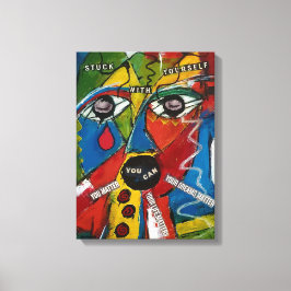 stecken leinwanddruck