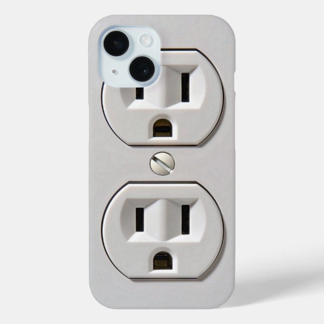 Stecker für das elektrische Auslass Case-Mate iPhone Hülle (Rückseite)