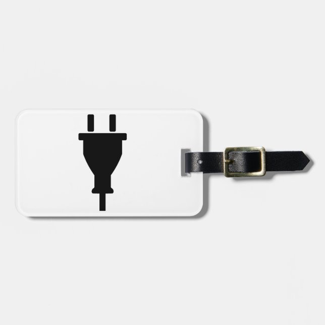 Stecker Gepäckanhänger (Vorderseite horizontal)