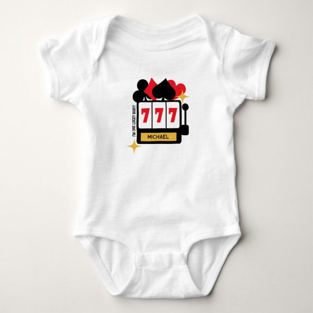 Steckmaschine Baby Strampler (Vorderseite)