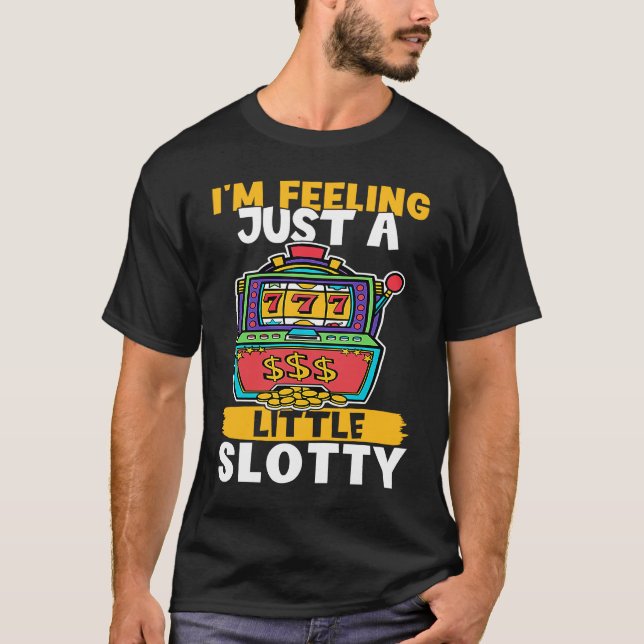 Steckmaschine Ich bin Gefühl nur ein bisschen schw T-Shirt (Vorderseite)