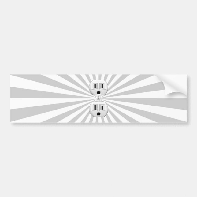 Steckverbinder-Steckverbinder-Steckverbinder-Steck Autoaufkleber (Vorne)