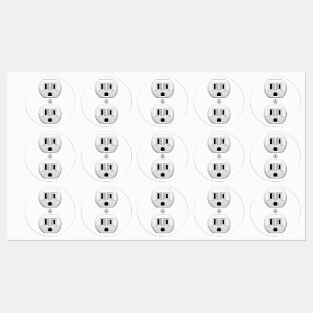 Steckverbinder-Steckverbinder-Steckverbinder-Steck Etiketten (Blatt)