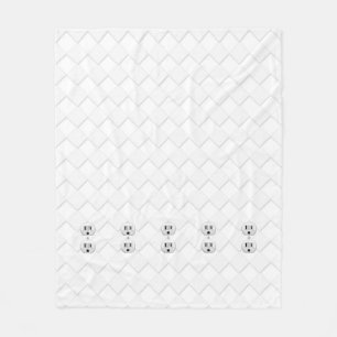 Steckverbinder-Steckverbinder-Steckverbinder-Steck Fleecedecke