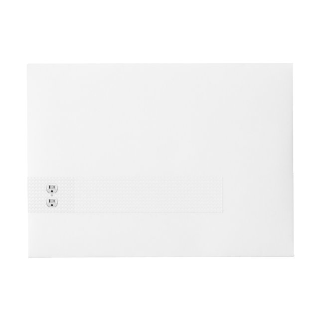 Steckverbinder-Steckverbinder-Steckverbinder-Steck Rundum-Adressaufkleber (Vorderseite)