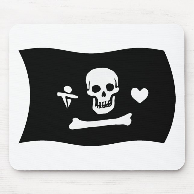 Stede Bonnet Flag Mousepad (Vorne)