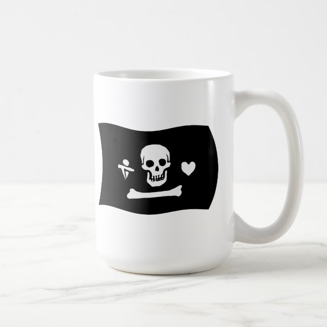 Stede Bonnet Flag Tasse (Rechts)
