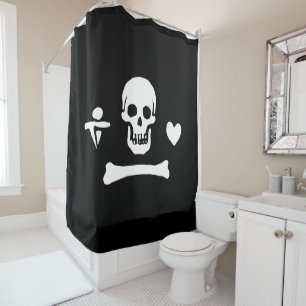 Stede Bonnet Pirate Flag Piratenflagge Duschvorhang