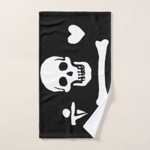 Stede Bonnet Pirate Flag Piratenflagge Handtuch