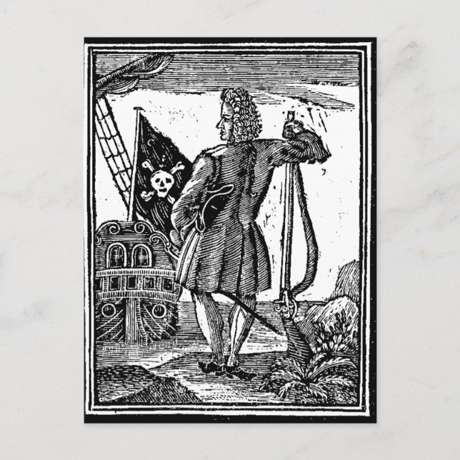 Stede Bonnet Postkarte (Vorderseite)