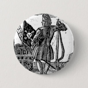 Stede Mützen-Piraten-Porträt Button