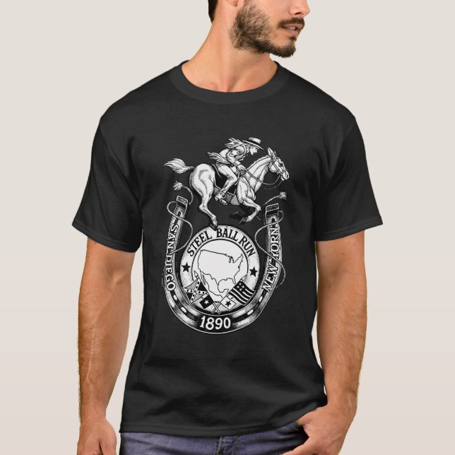 Steel Ball Run - JoJo's Bizarre T-Shirt (Vorderseite)