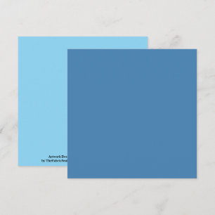 Steel Blue Grey Solid Color Karte