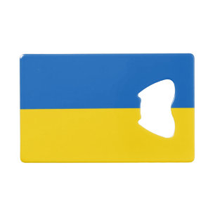 Steel Bottle Opener mit der Flagge der Ukraine Geldbeutel Flaschenöffner