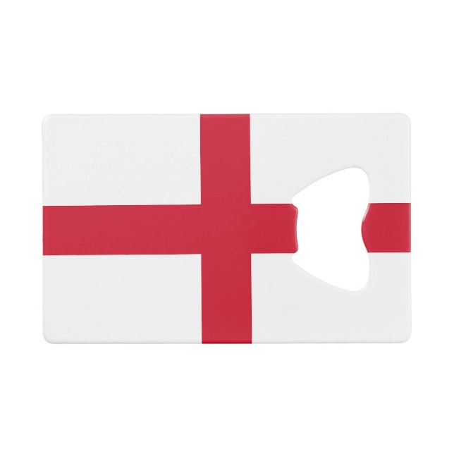 Steel Bottle Opener mit Flagge in England, Vereini Geldbeutel Flaschenöffner (Vorderseite (Horizontal))