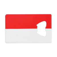 Steel Bottle Opener mit Flagge Indonesiens