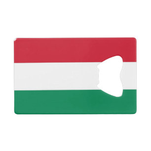 Steel Bottle Opener mit Flagge Ungarns Geldbeutel Flaschenöffner