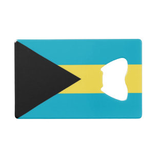 Steel Bottle Opener mit Flagge von Bahamas Geldbeutel Flaschenöffner
