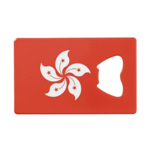 Steel Bottle Opener mit Flagge von Hong Kong Geldbeutel Flaschenöffner