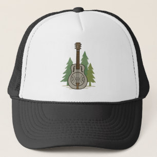 Steel Dobro Wald - Rustikaler Musikliebhaber Truck Truckerkappe