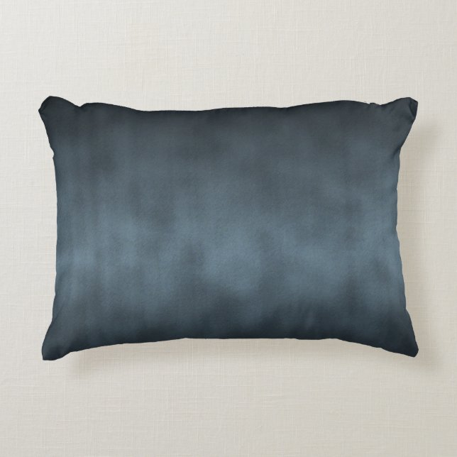 Steel Gray Gothic Ombre Hintergrundgeschichte Zierkissen (Vorderseite)