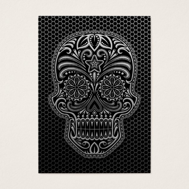 Steel Mesh Sugar Skull (Vorderseite)