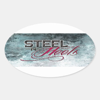 Steel N Heelses Blue Oval Aufkleber