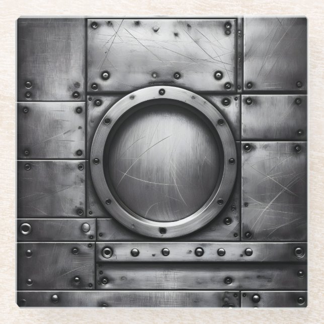 steel object  glasuntersetzer (Vorderseite)