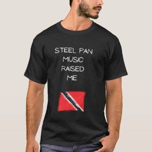 Steel Pan Music hat mich Trinidad und Tobago Flag  T-Shirt