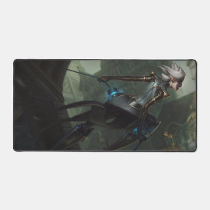 Steel Shadow Gaming Desk Mat   Assassin-Ästhetik Schreibtischunterlage
