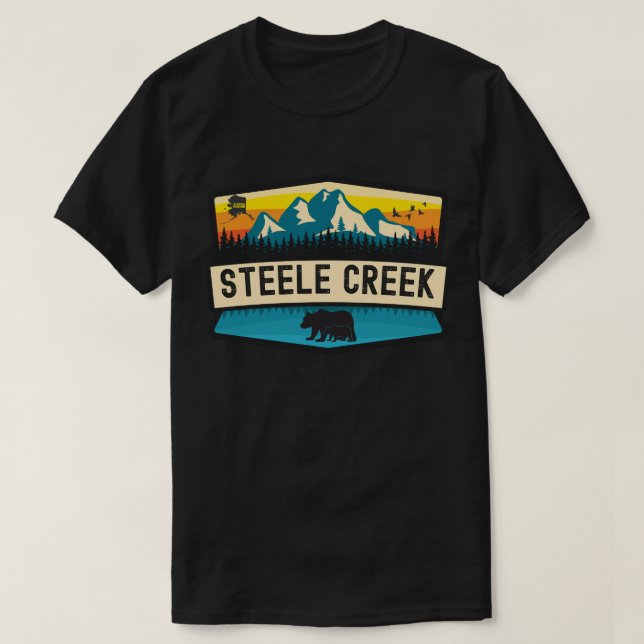 Steele Creek, Alaska T-Shirt (Design vorne)