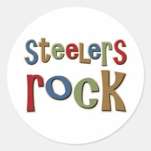 Steelers Rock Runder Aufkleber