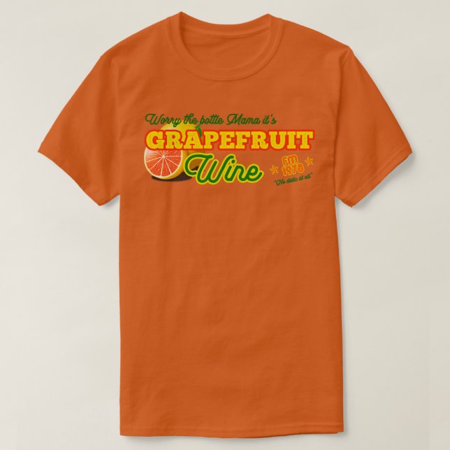 Steely Dan FM Grapefruit Wine 1978 T-Shirt (Design vorne)