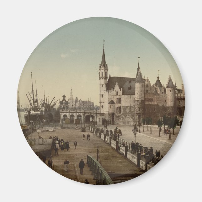 Steen, Antwerpen, Belgien Magnet (Vorne)