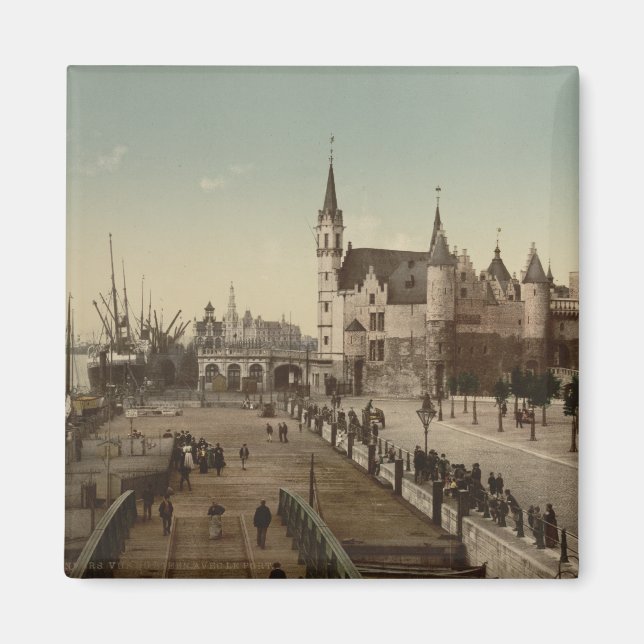 Steen, Antwerpen, Belgien Magnet (Vorne)
