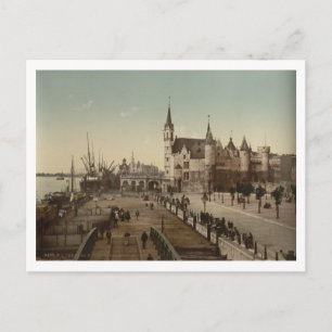 Steen, Antwerpen, Belgien Postkarte