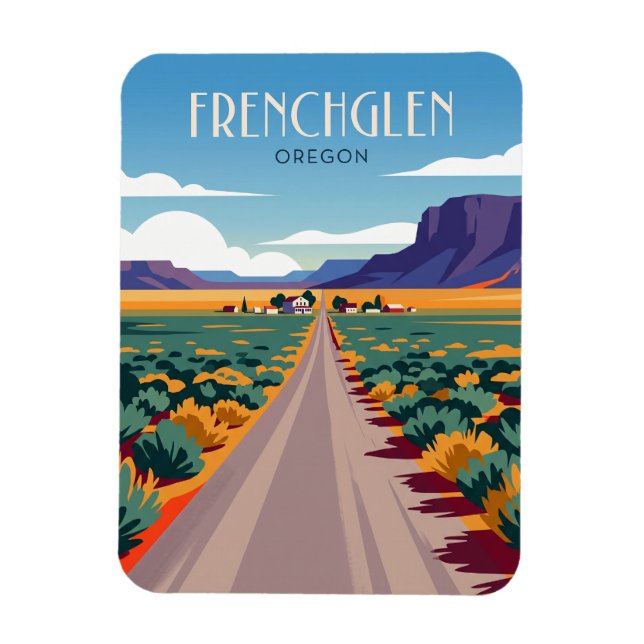 Steens Mountain Schleife USA Magnet (Vertikal)