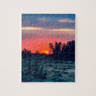 Steens Sonnenuntergangs-Puzzle