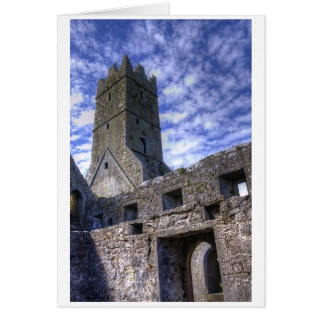 Steeple von Ross Errilly Friary (Vorne)