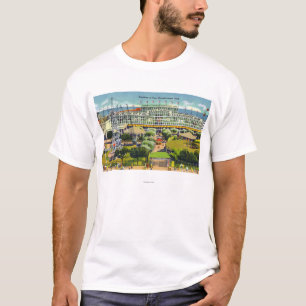 Steeplechase-Park-Ansicht des Pavillons des Spaße T-Shirt